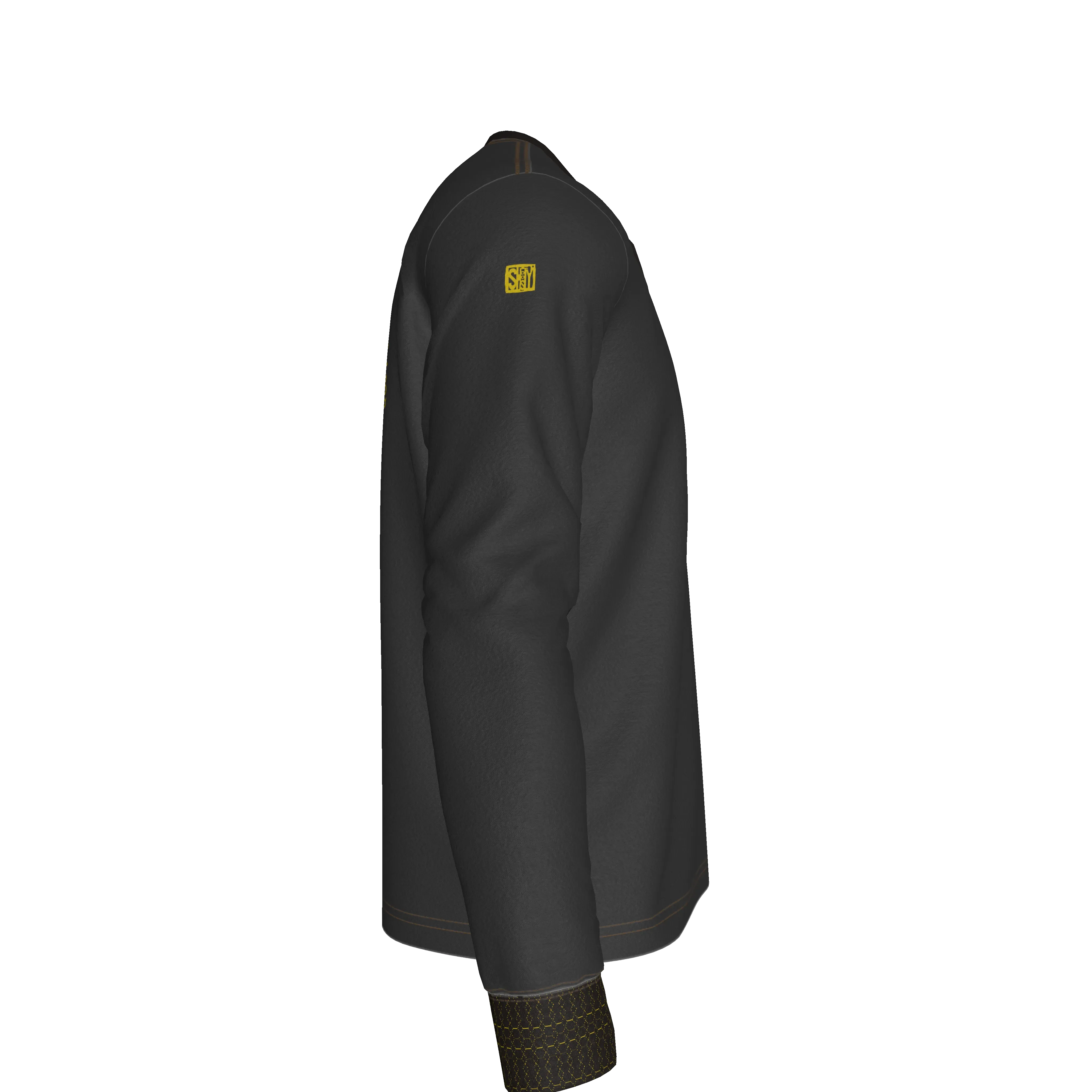 Bee Hierarchy Long Sleeve Henley T-Shirt – Limited Edition Shoosty Artist Series - Wearable Fine Art by Shoosty