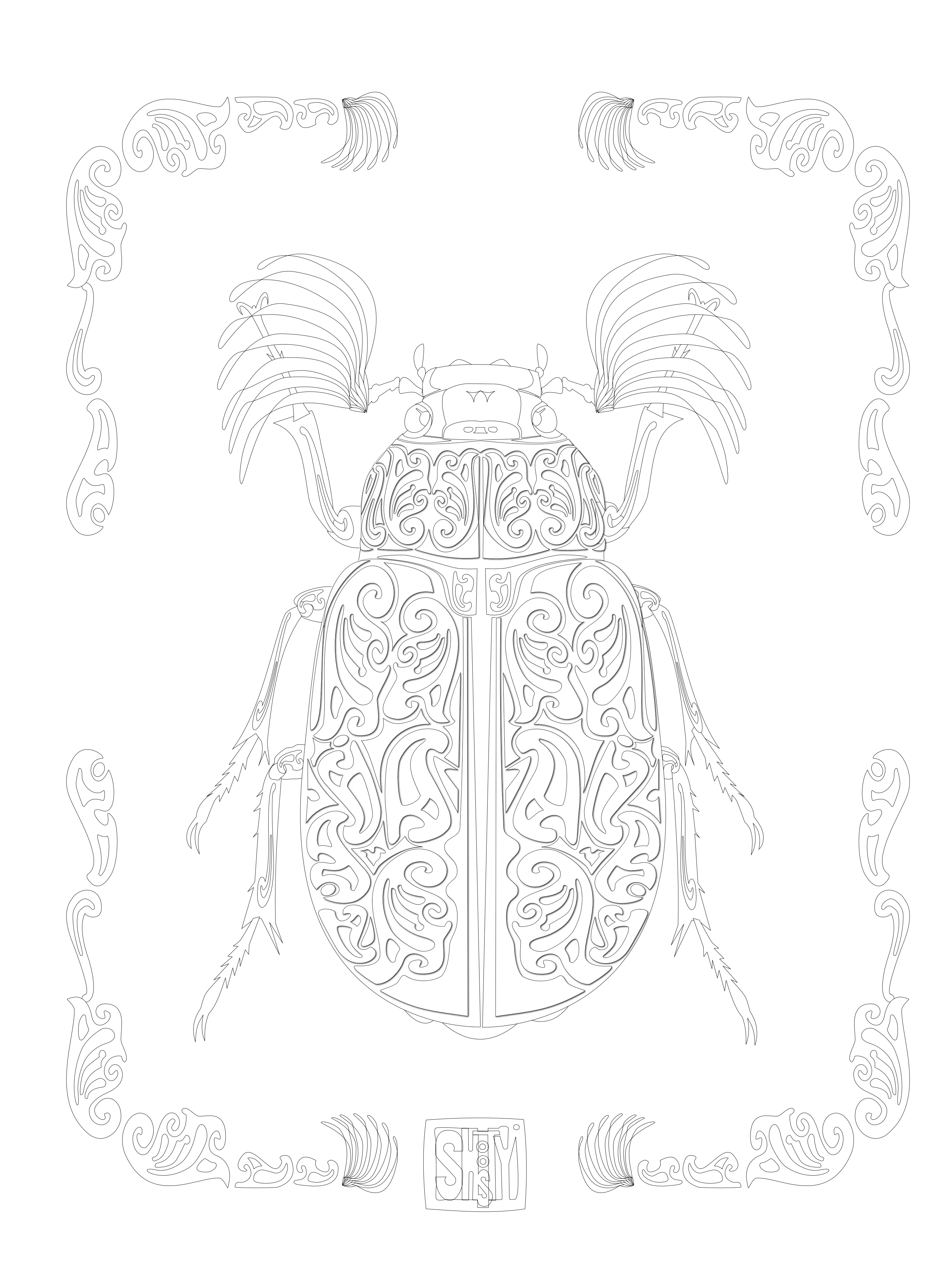 Shoosty Bugs Coloring Book 2023 - Wearable Fine Art by Shoosty