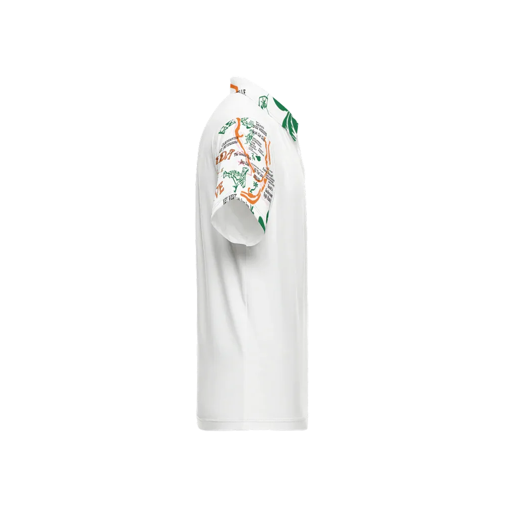 1Florida Live Music Men’s Classic Fit Short-Sleeve Polo Shirt - Wearable Fine Art by Shoosty